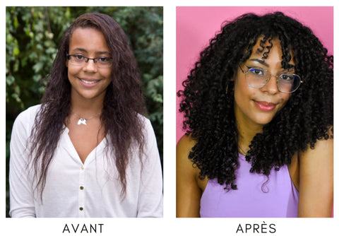 La transition cheveux frisés de Léa