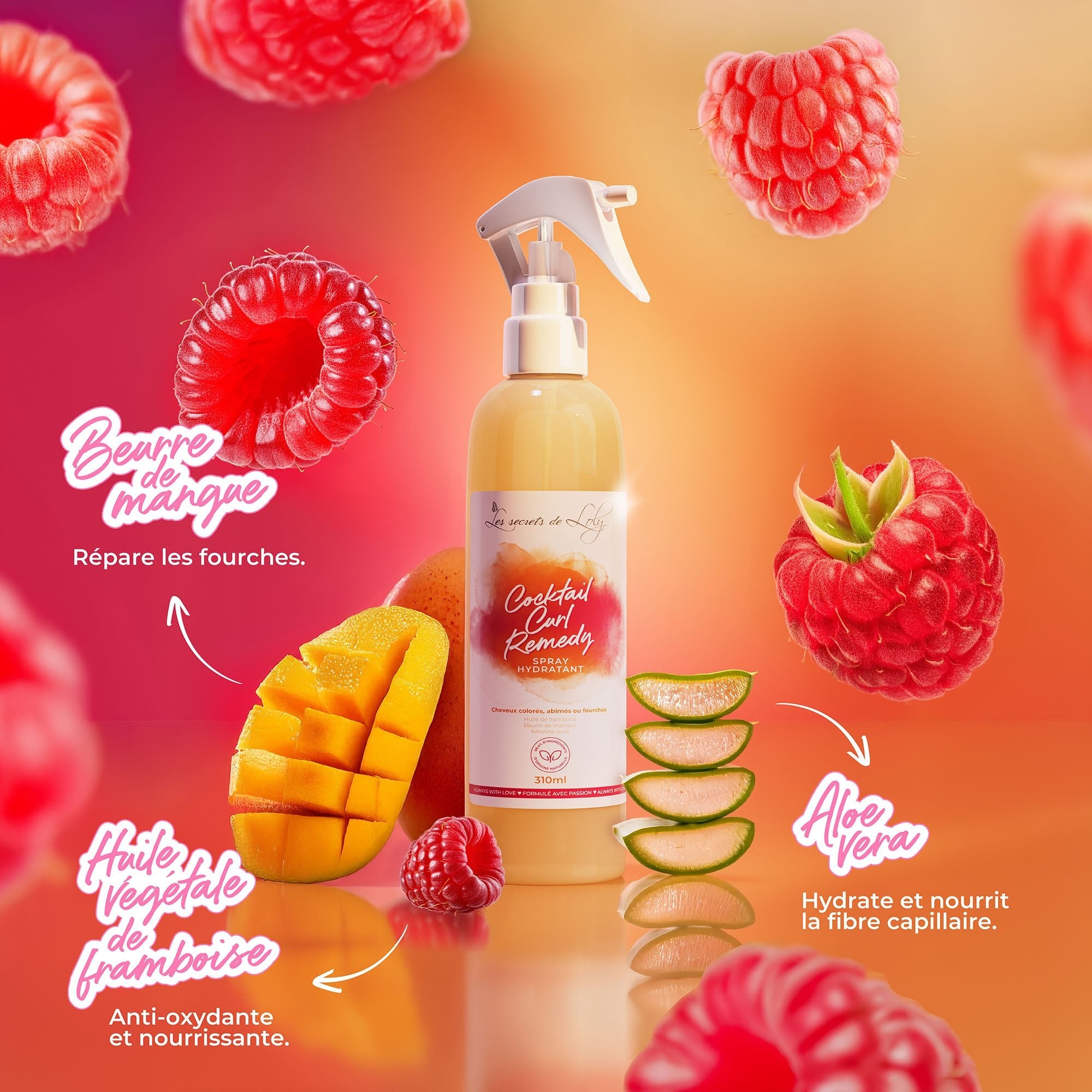 Spray Hydratant Cocktail Curl Remedy