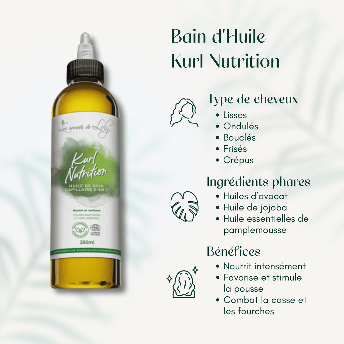Bain d'Huile Kurl Nutrition