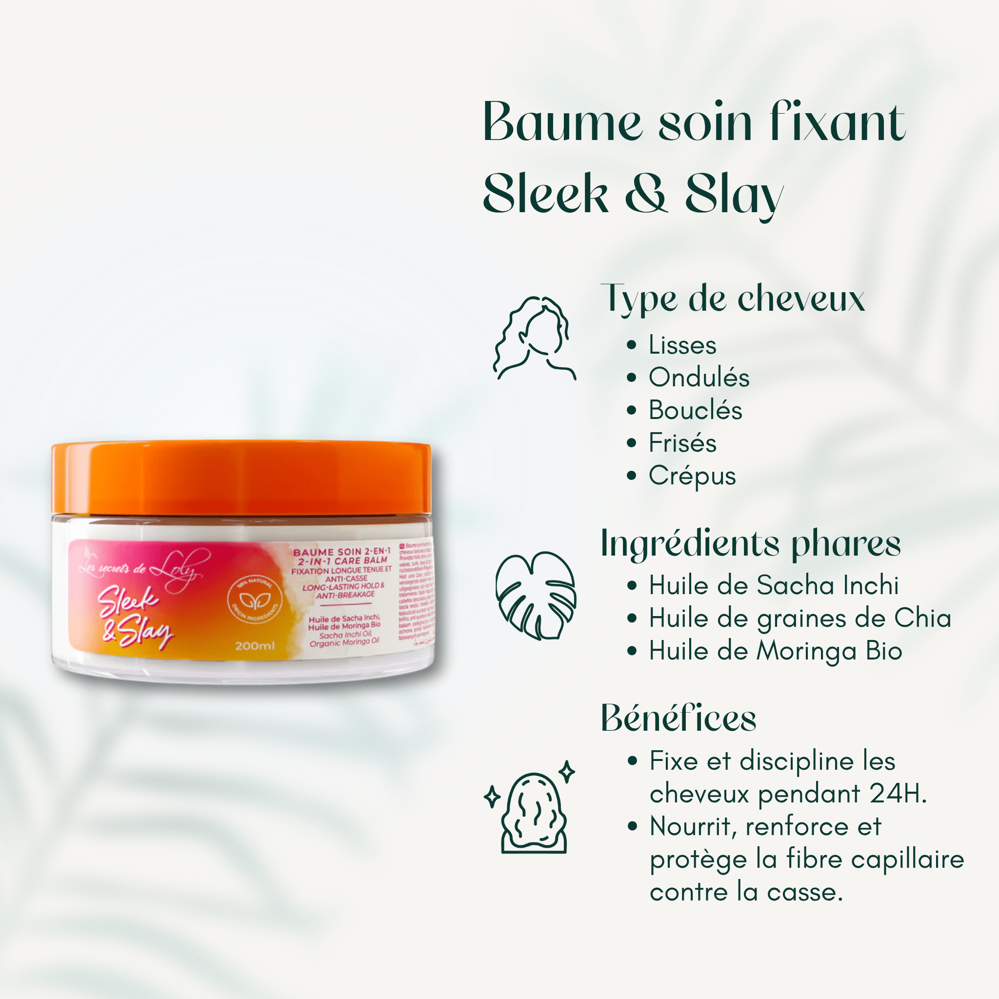 Baume soin fixant Sleek & Slay