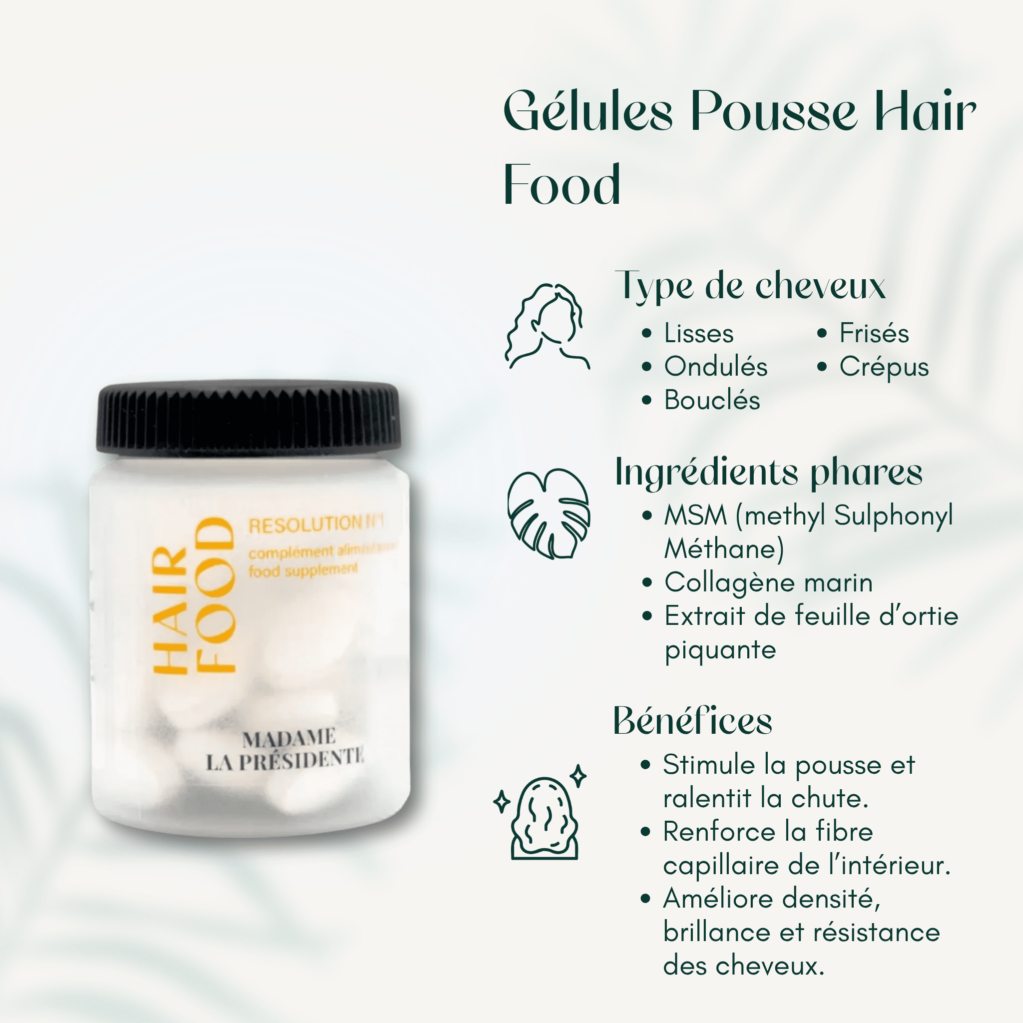 Gélules Pousse Hair Food