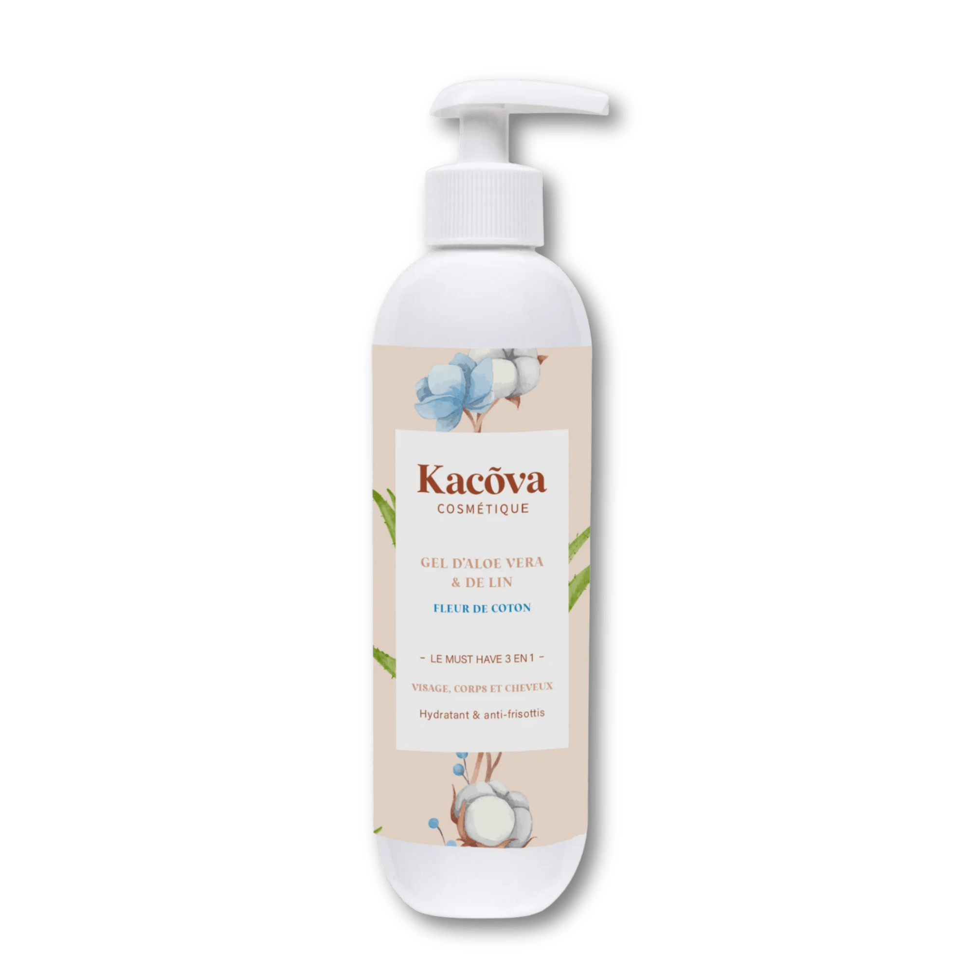 Gel d'Aloe Vera & de Lin 3en1