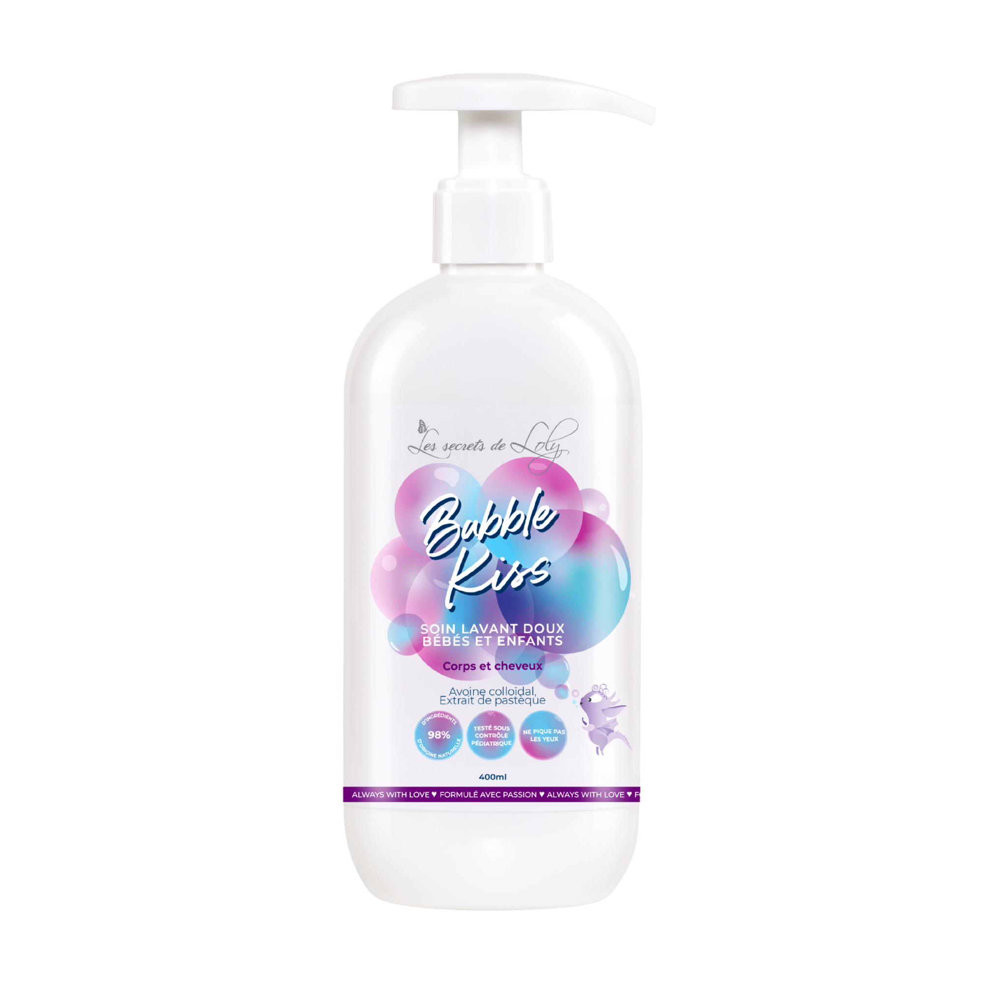 Gel Lavant Corps et Cheveux Bubble Kiss