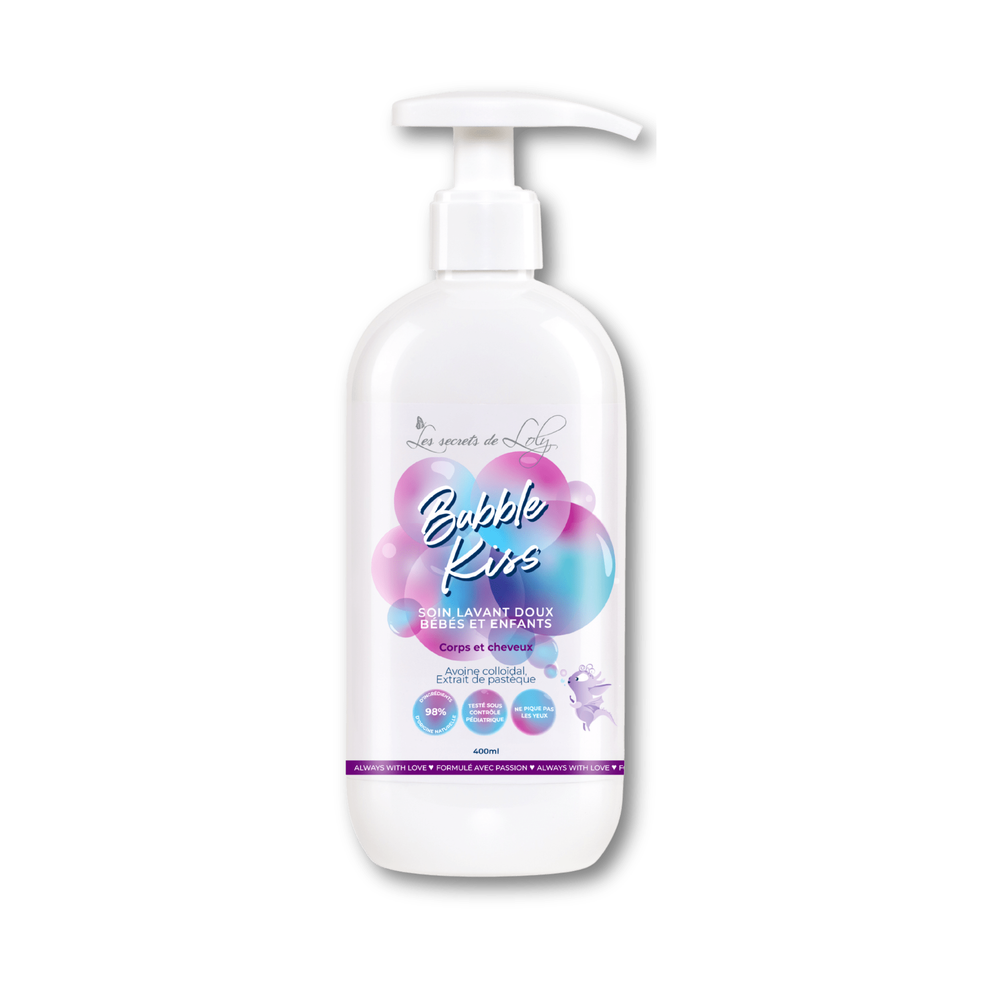 Gel Lavant Corps et Cheveux Bubble Kiss