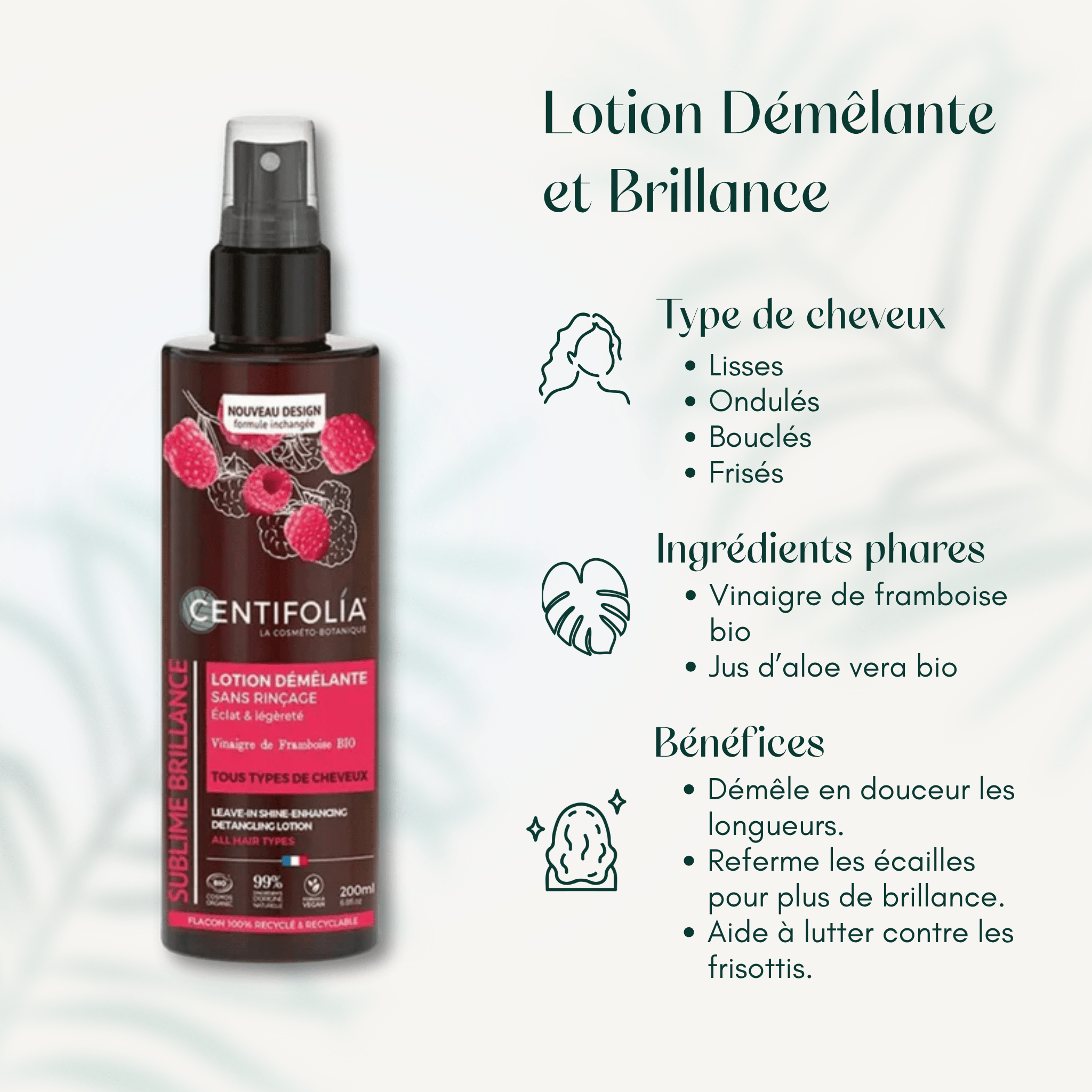 Lotion Démêlante et Brillance