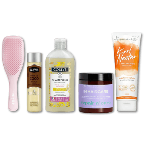Routine cheveux secs