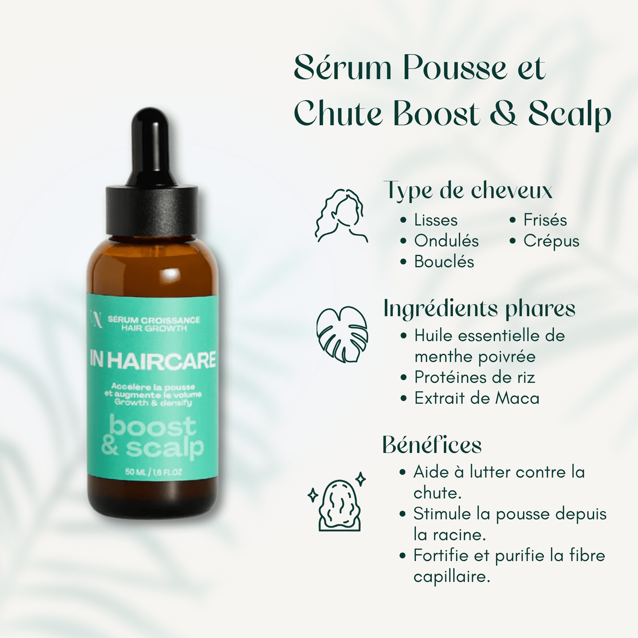 Sérum Pousse et Chute Boost & Scalp