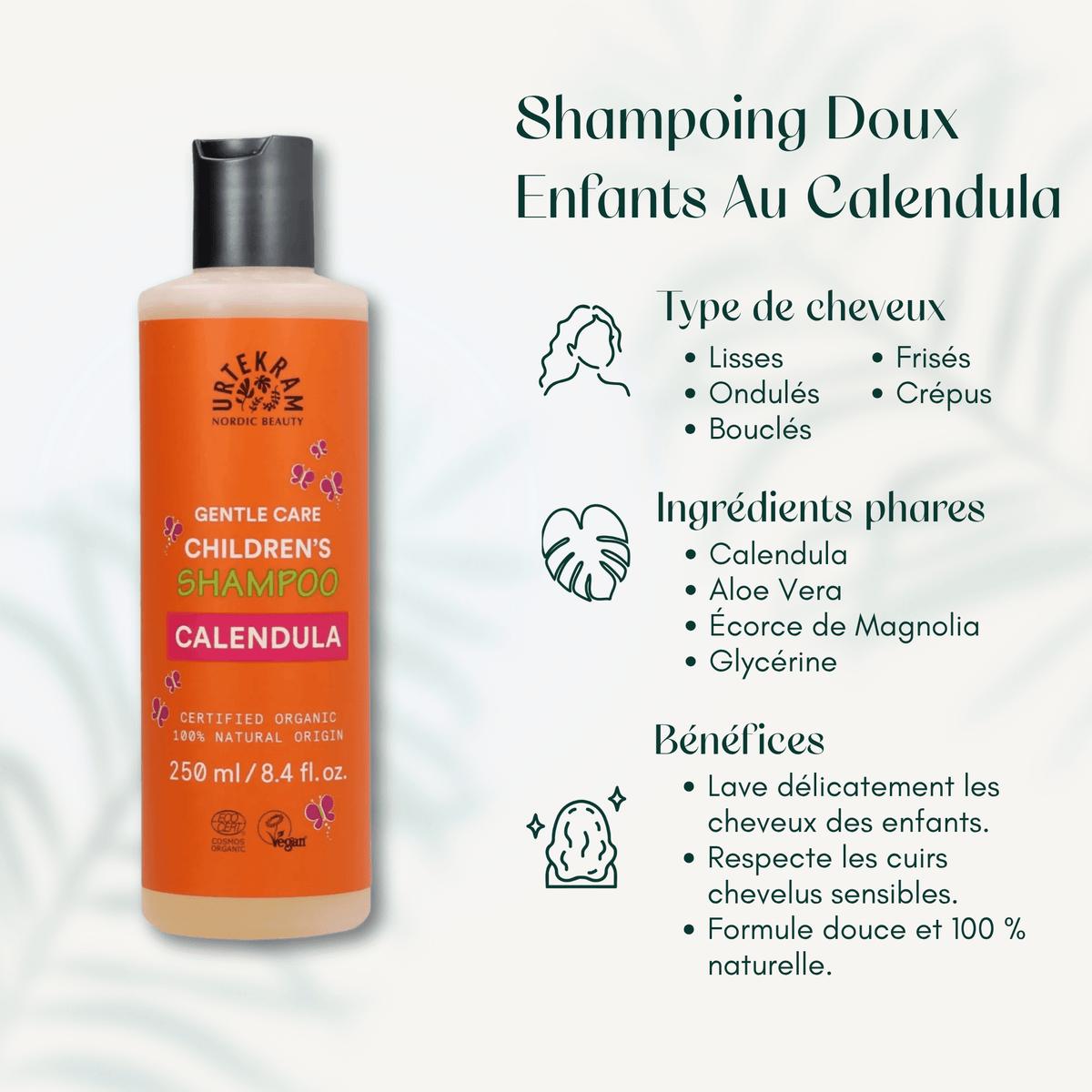Shampoing Doux Enfants Au Calendula