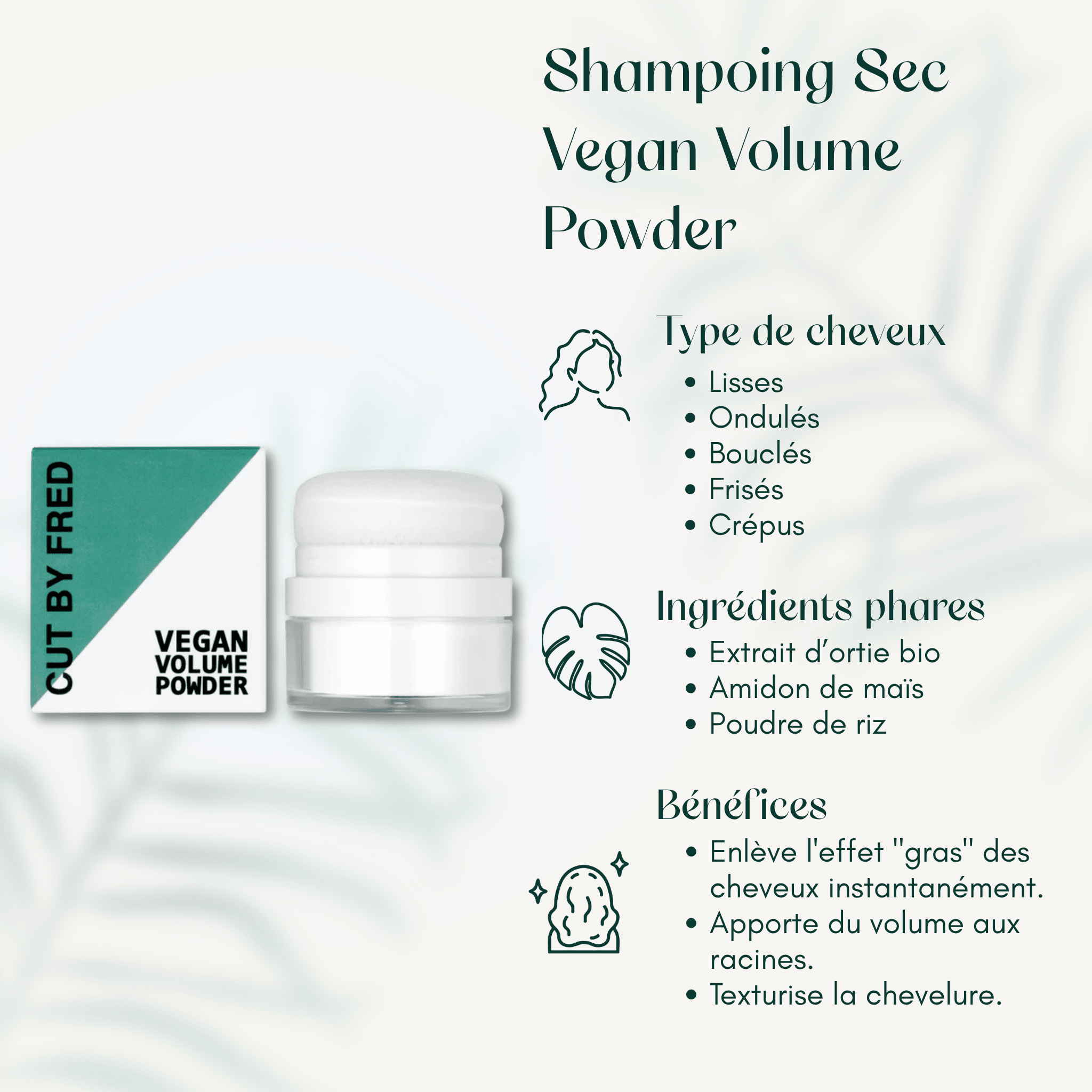 Shampoing Sec Vegan Volume Powder