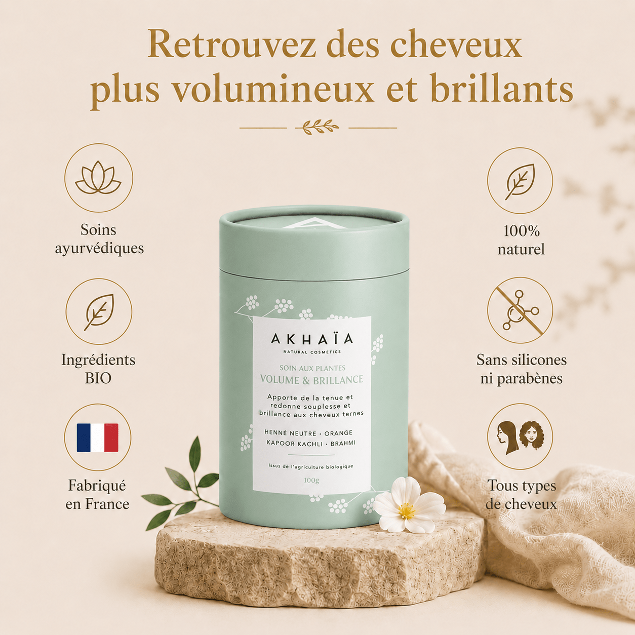 Masque aux Poudres Volume & Brillance