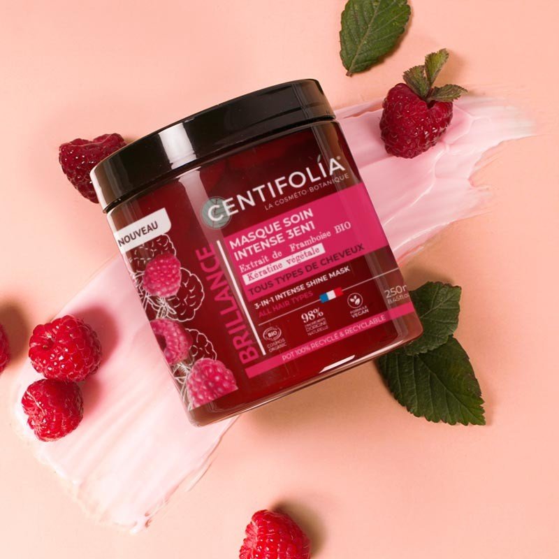 Masque Brillance Framboise 3 en 1