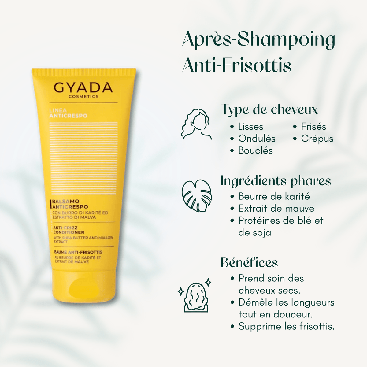 Après-Shampoing Anti-Frisottis