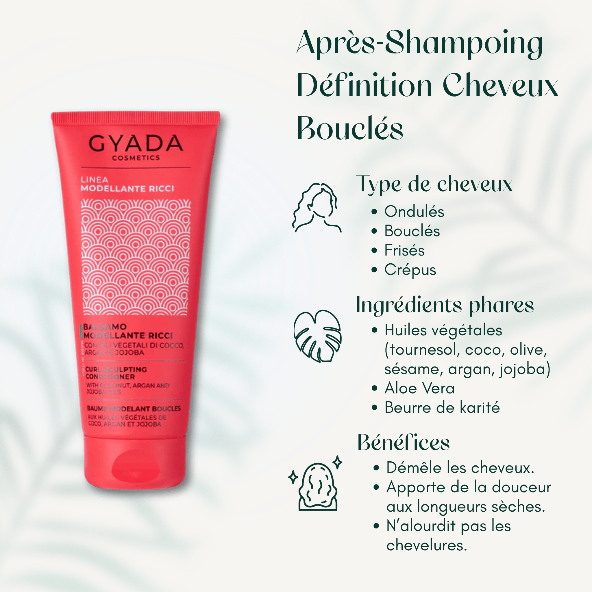 Après-Shampoing Définition Cheveux Bouclés