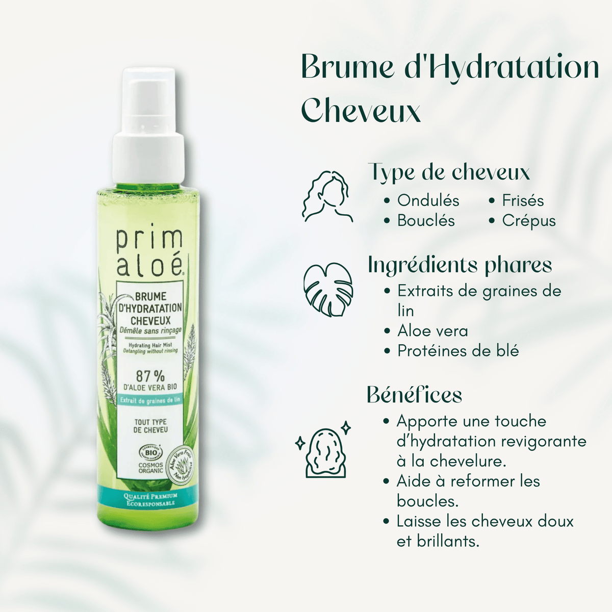 Brume d'Hydratation Cheveux