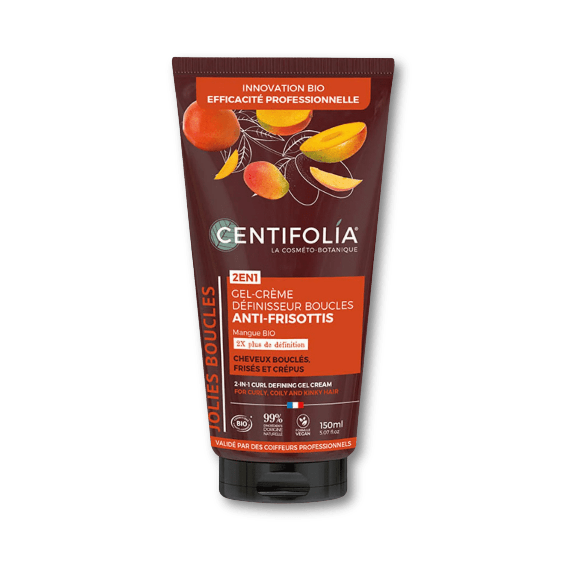 Gel crème définisseur de boucles 2en1