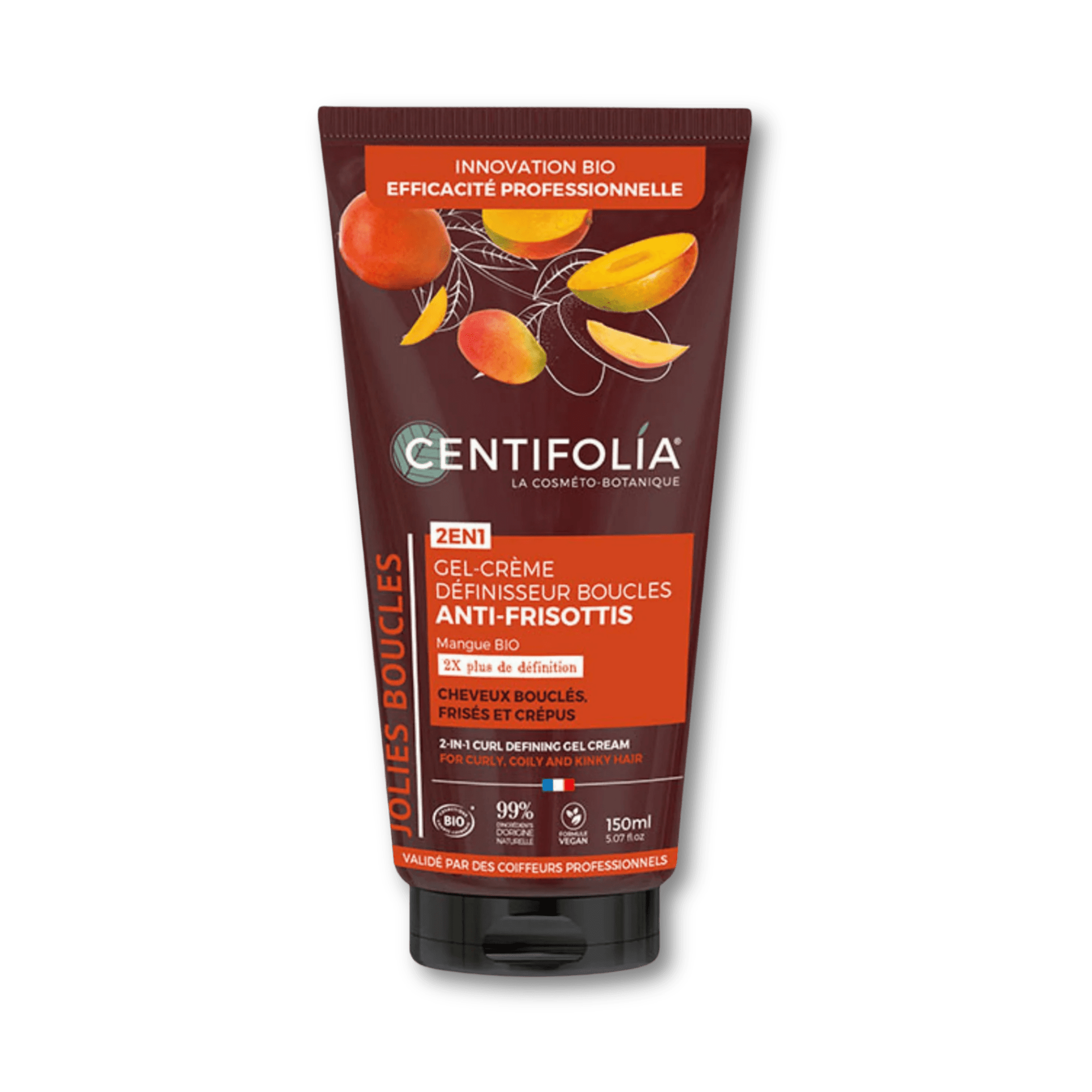 Gel crème définisseur de boucles 2en1