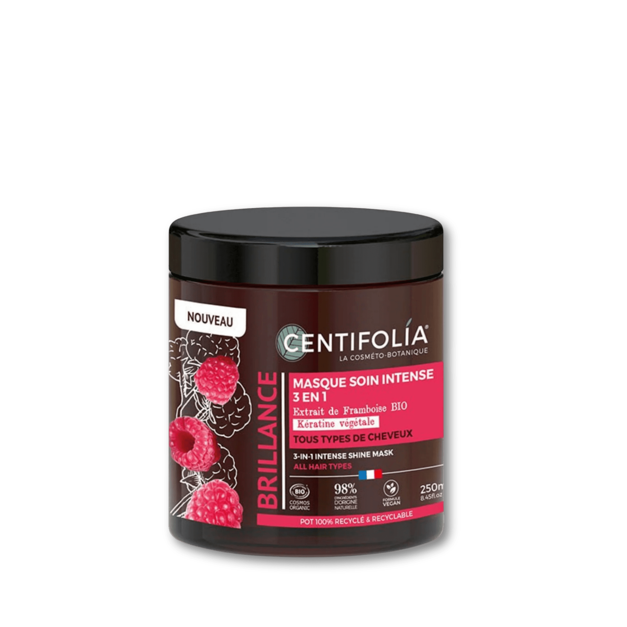 Masque Brillance Framboise 3 en 1