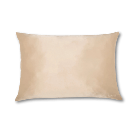 Taie d'oreiller en soie et microfibre