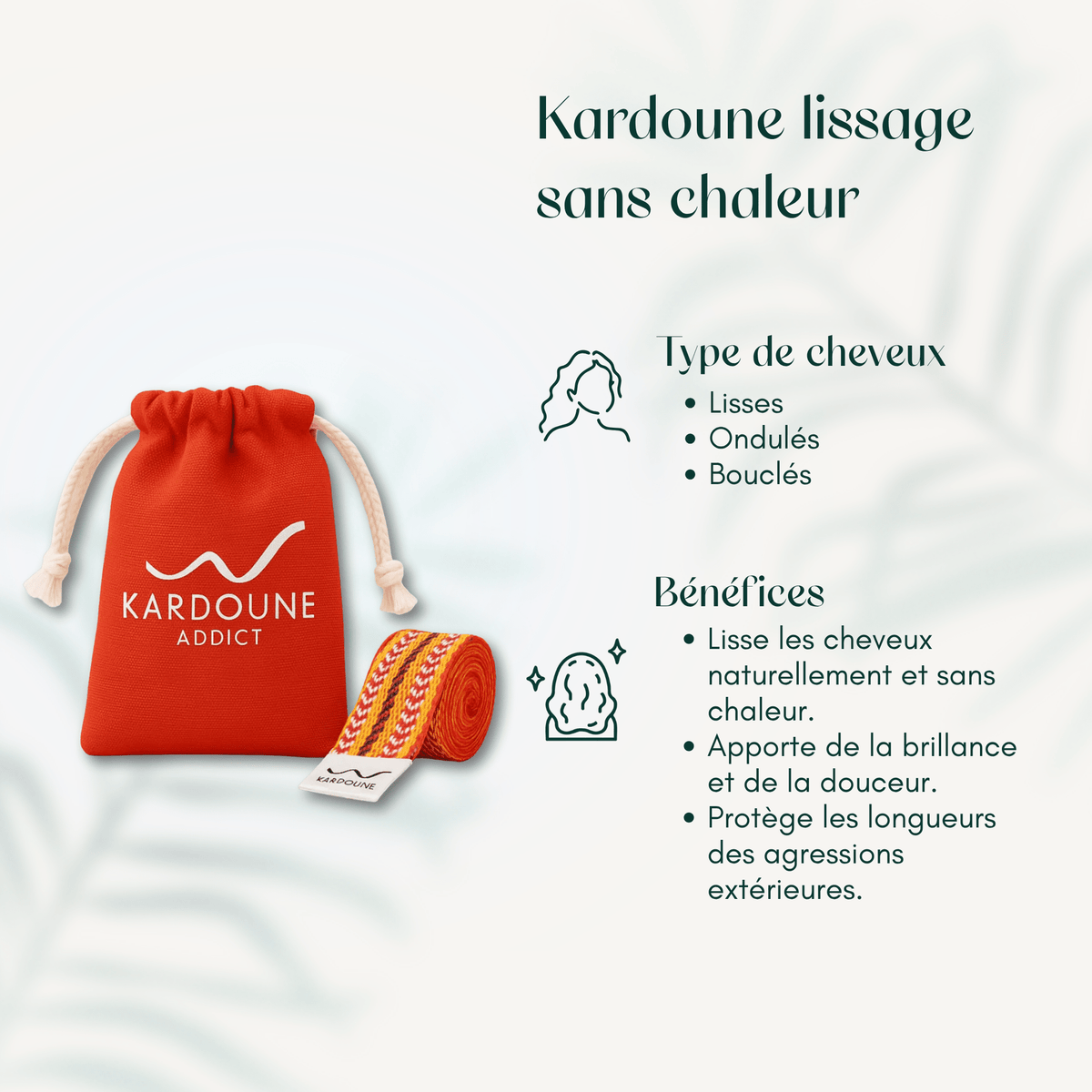 Kardoune lissage sans chaleur