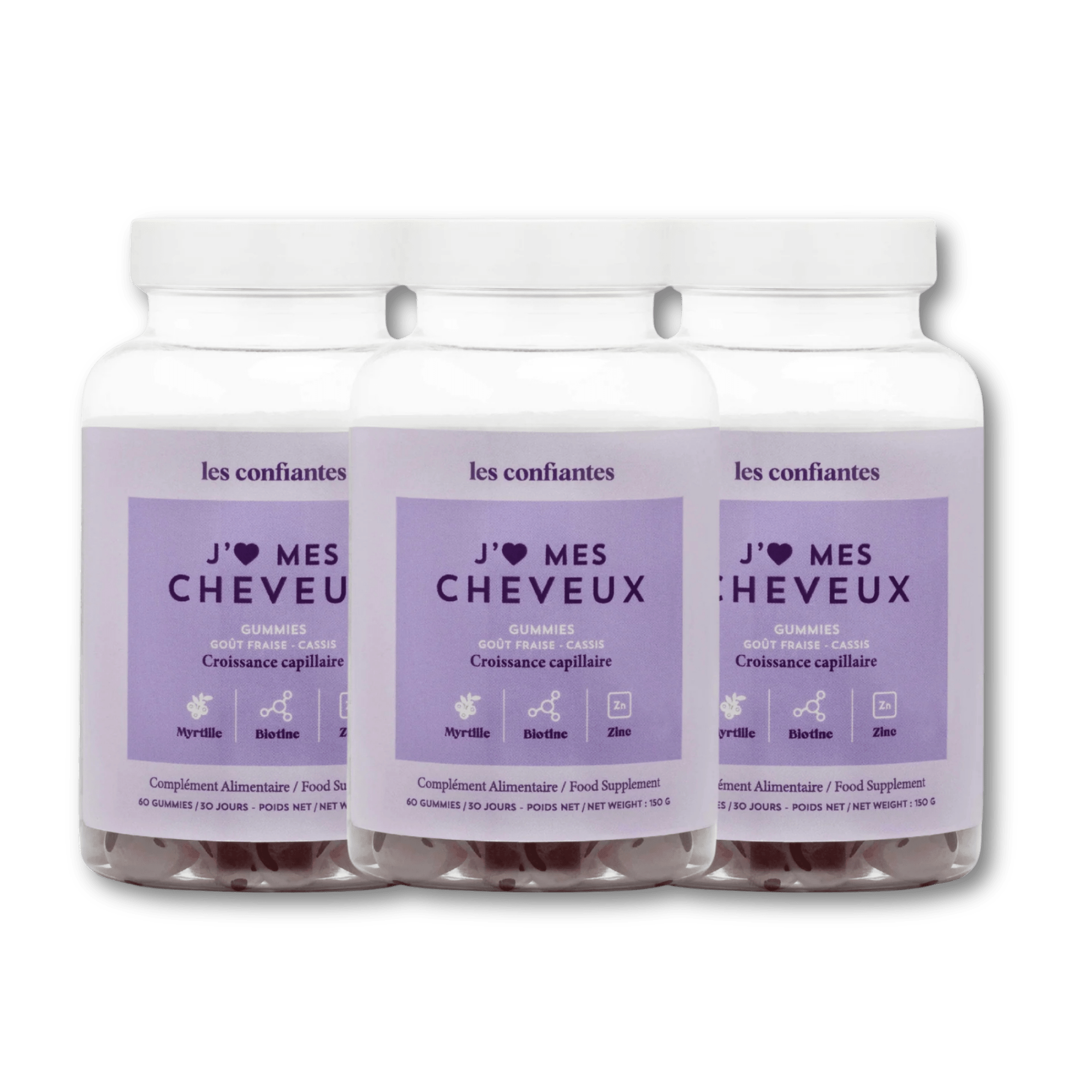 Gummies Croissance et Anti-Chute 3 mois