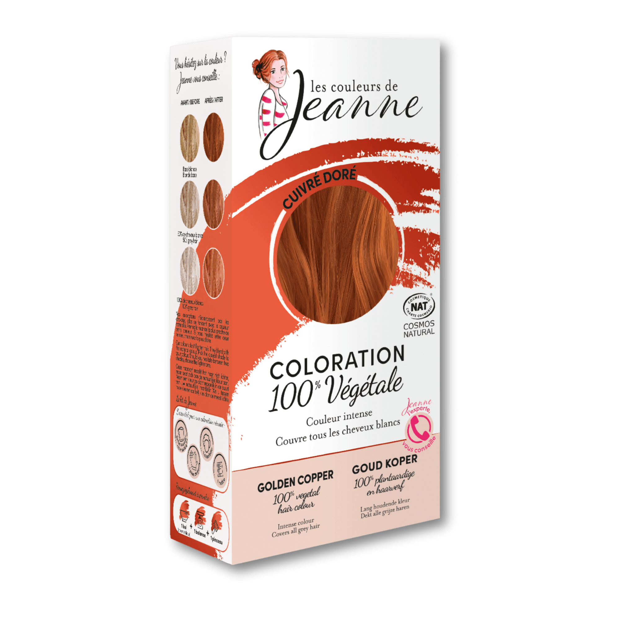 Coloration Végétale Cuivré Doré