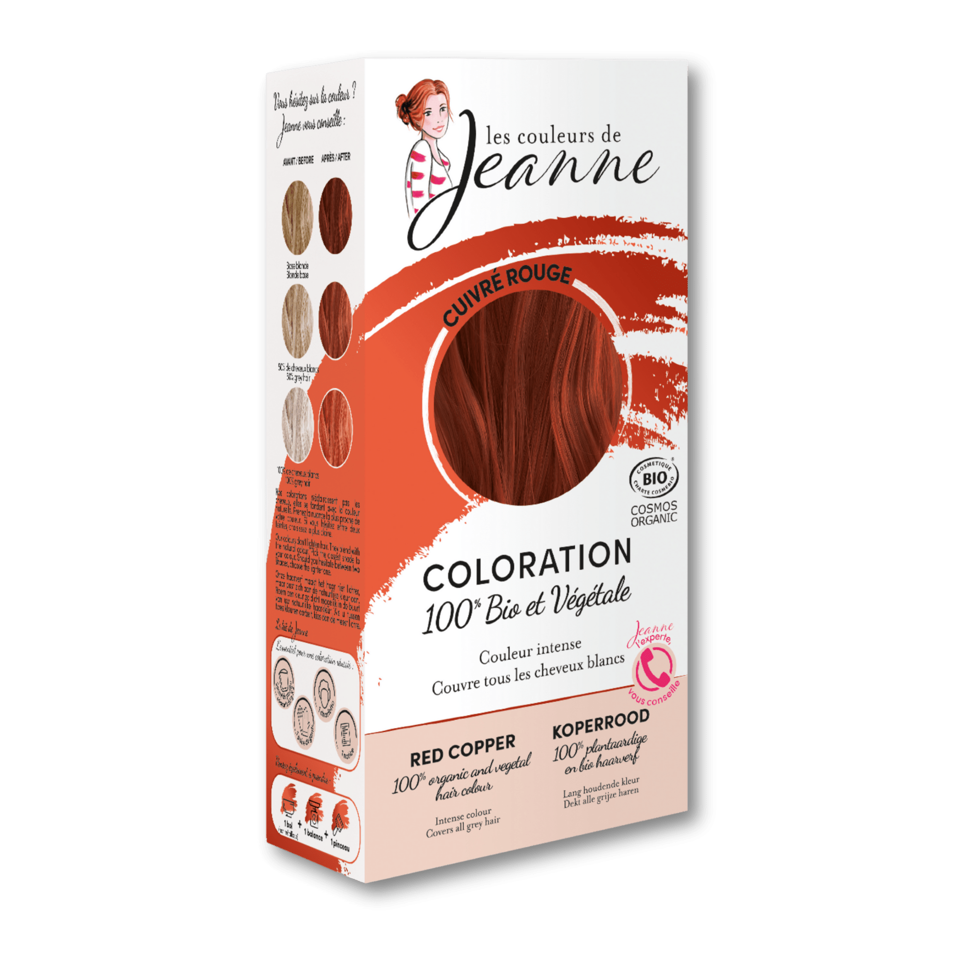 Coloration Végétale Cuivré Rouge