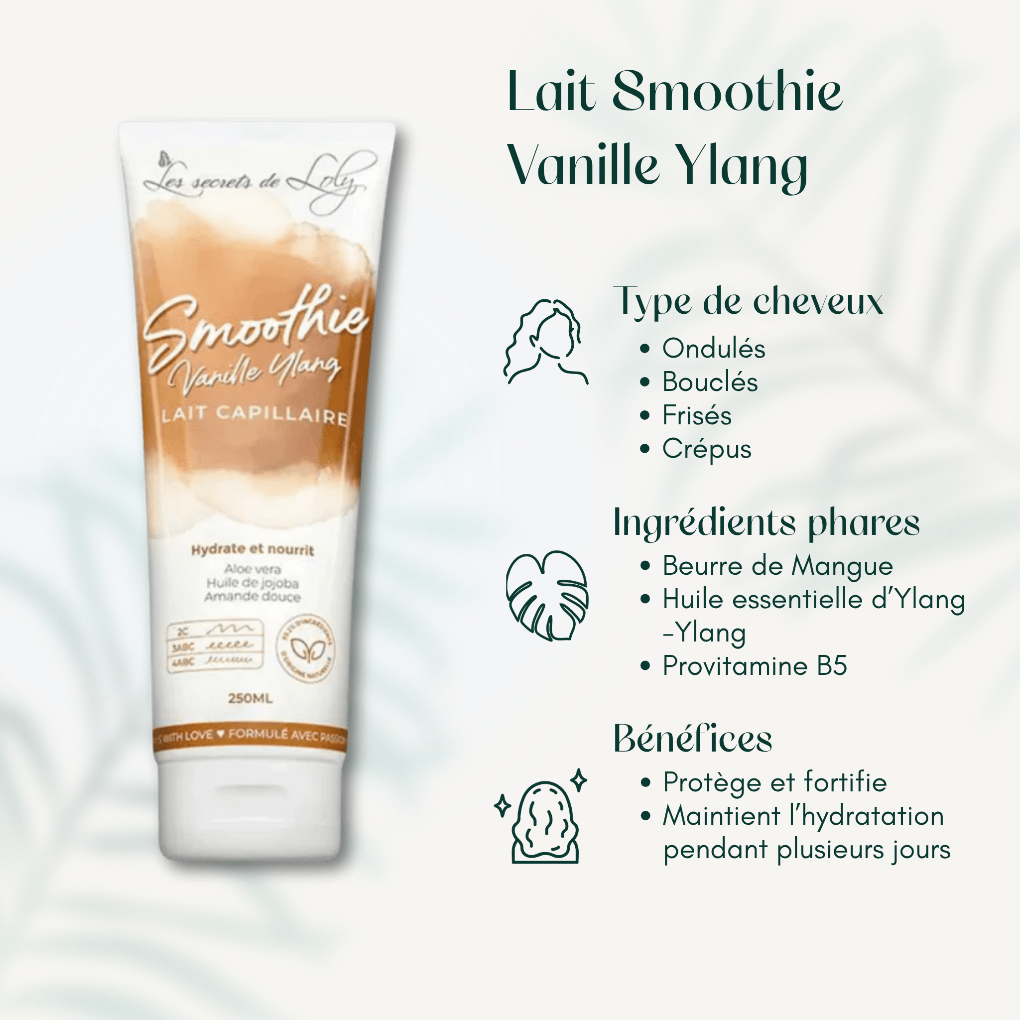 Lait Smoothie Vanille Ylang
