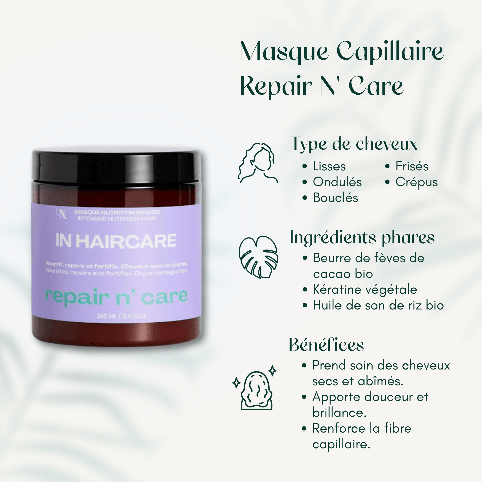 Masque Capillaire Repair N' Care