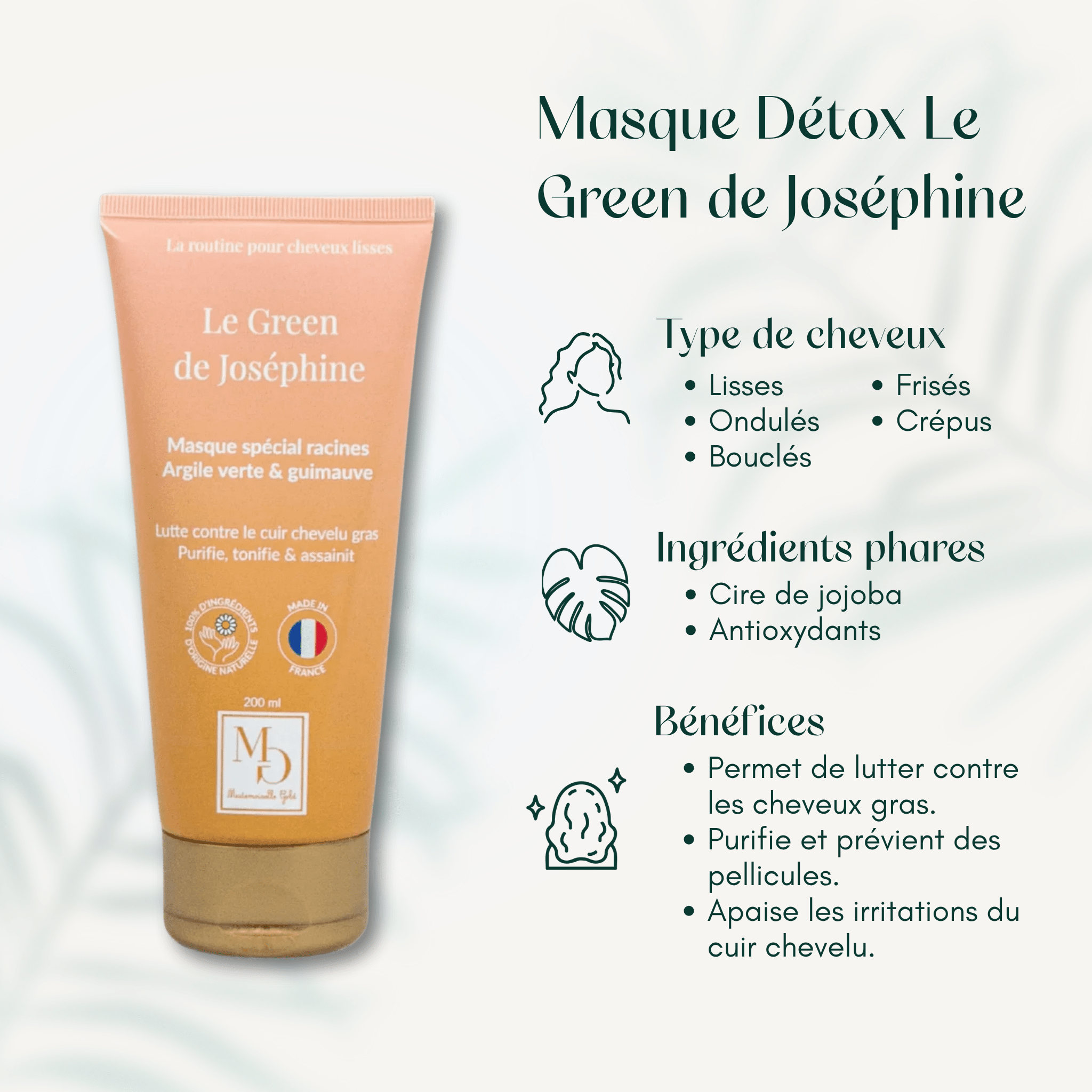 Masque Détox Le Green de Joséphine