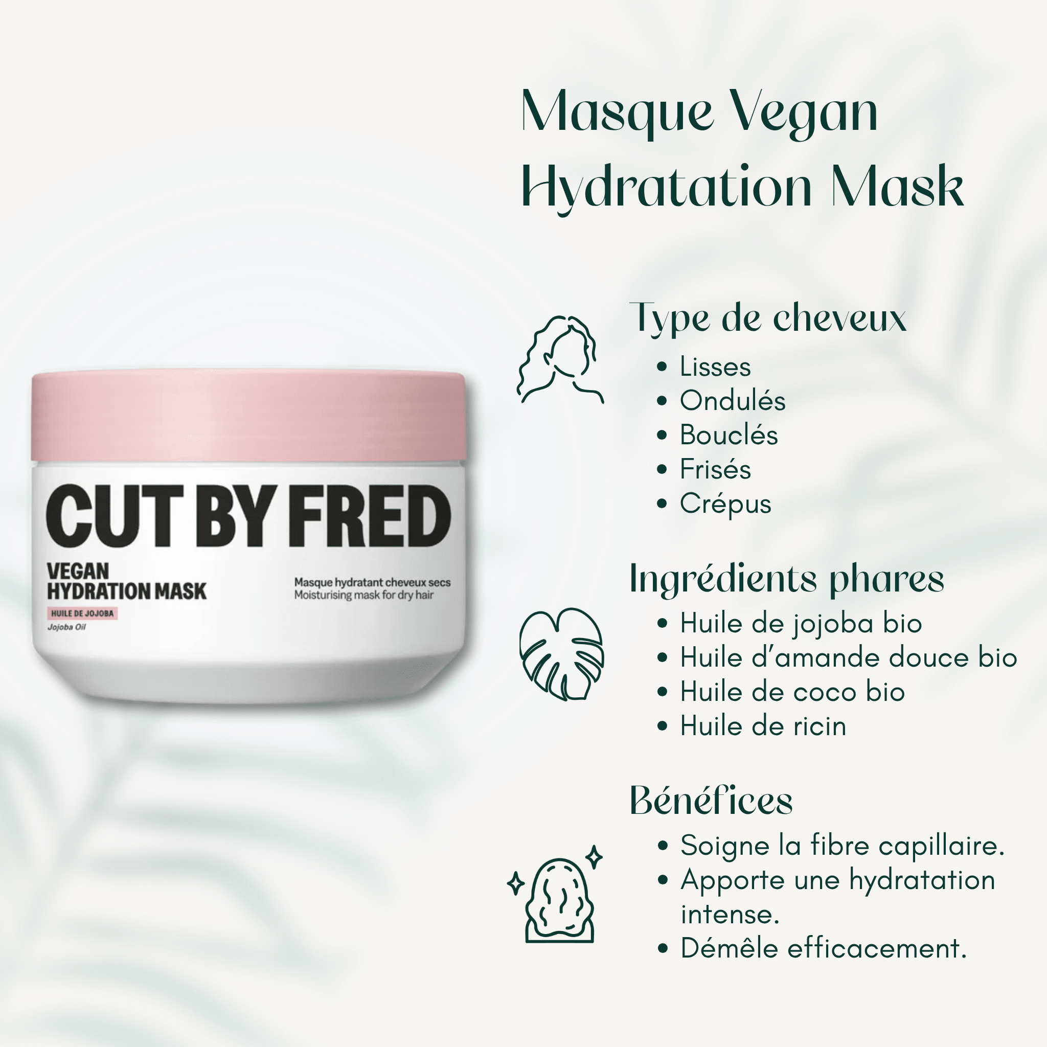 Masque Vegan Hydratation Mask