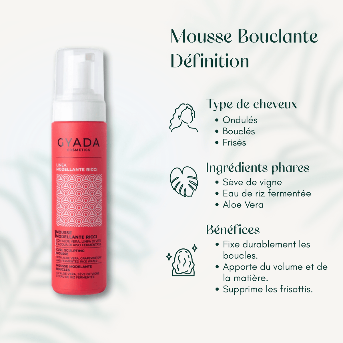 Mousse Bouclante Définition