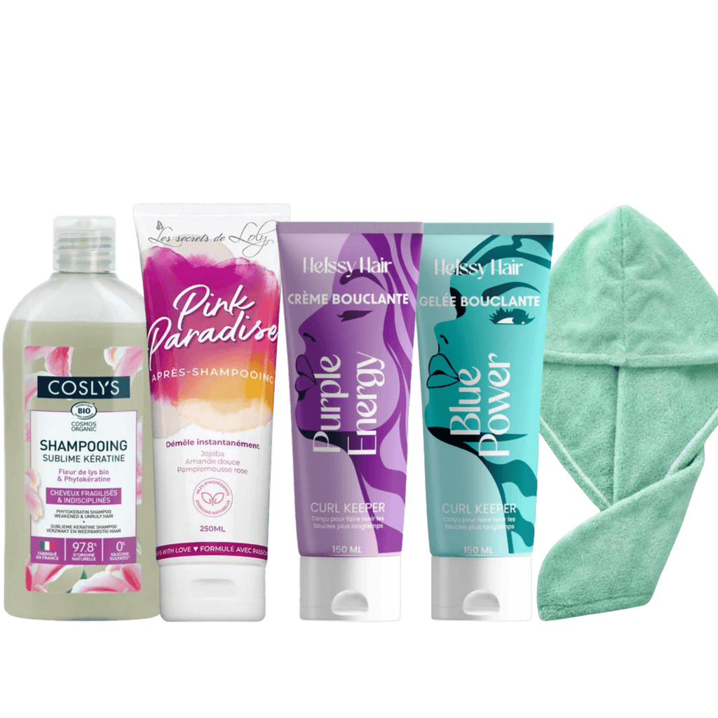 Routine cheveux bouclés et ondulés