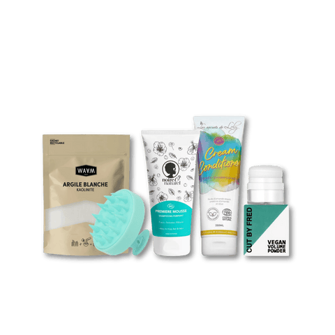 Routine cheveux gras