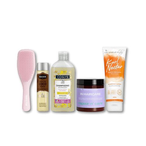 Routine cheveux secs