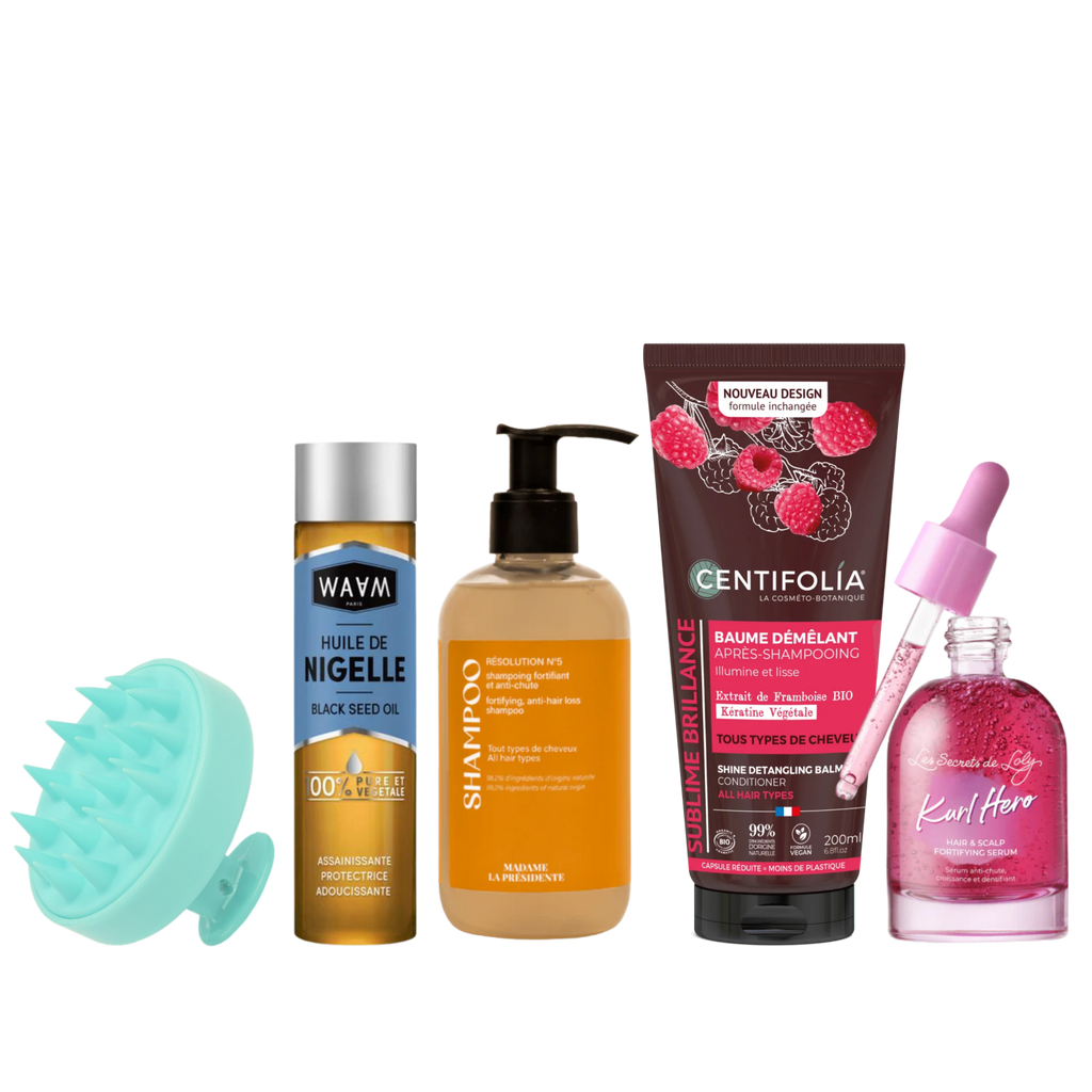 Routine chute de cheveux