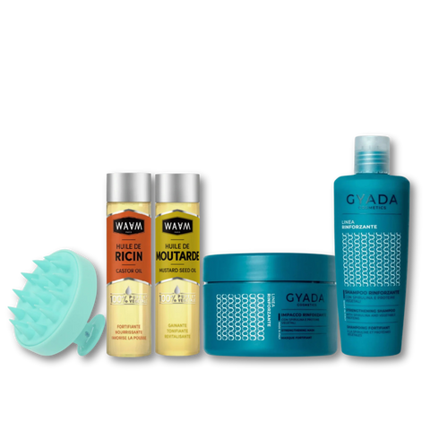 Routine pousse des cheveux rapide