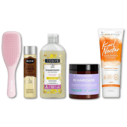 Routine cheveux secs