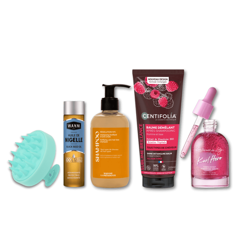 Routine chute de cheveux