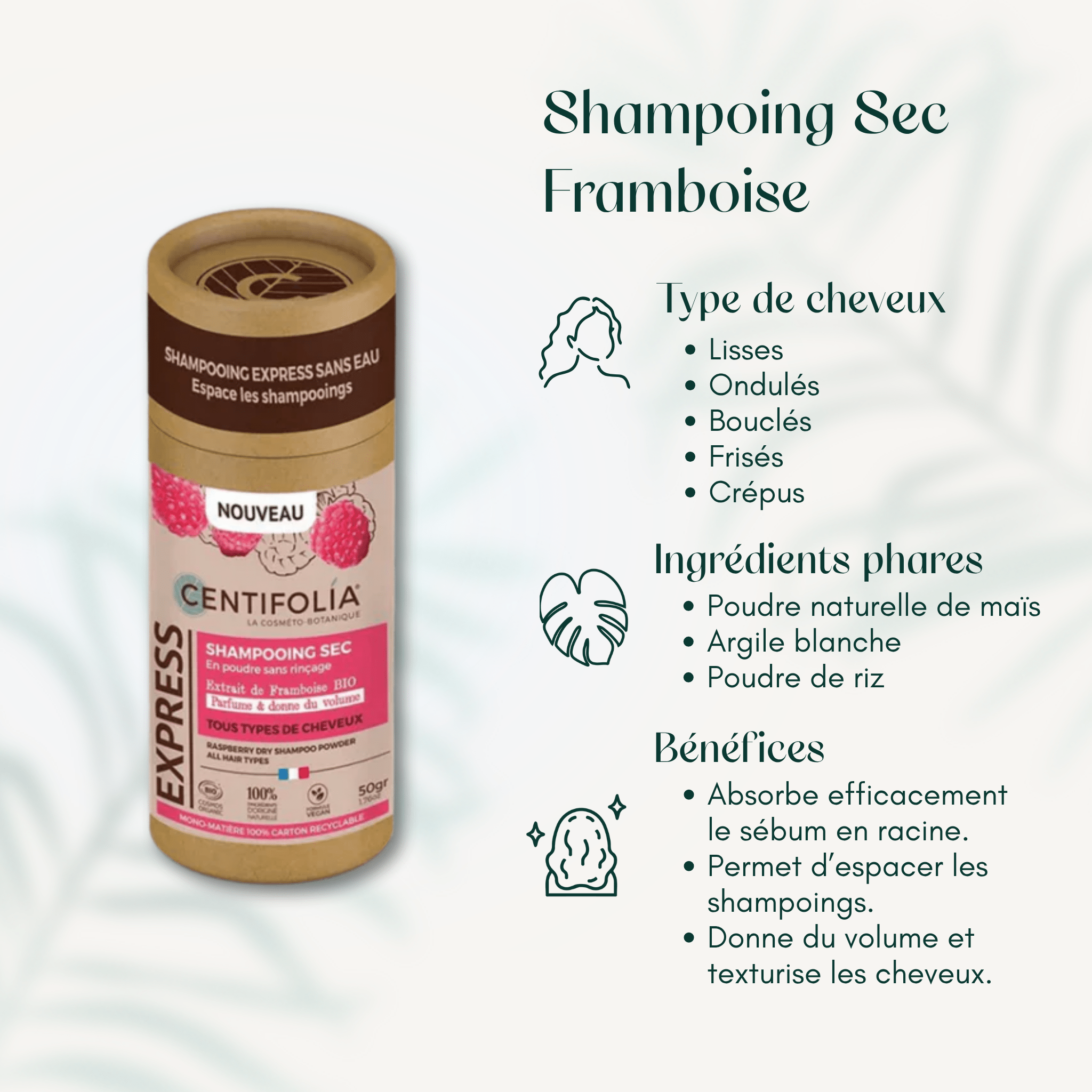 Shampoing Sec Framboise