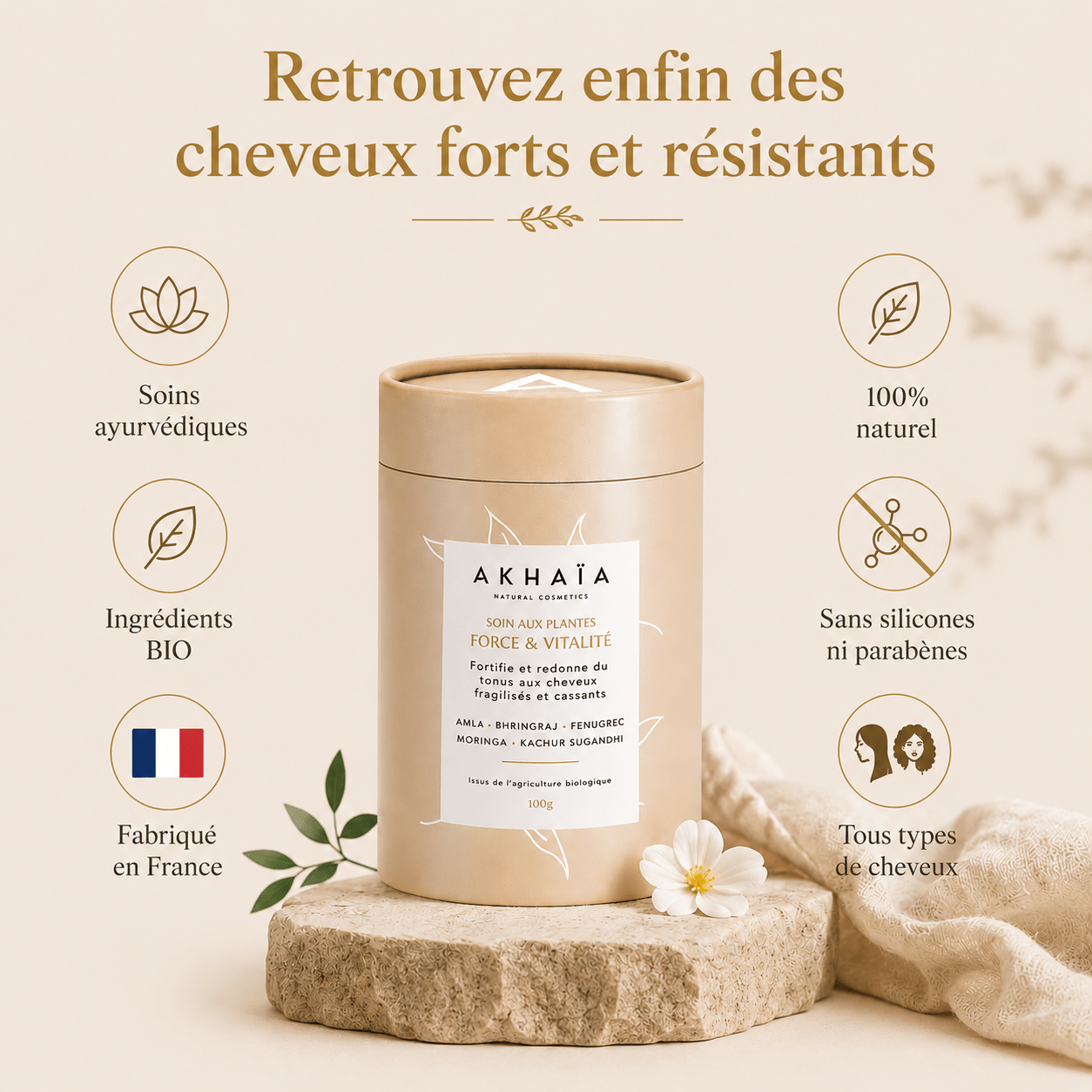 Masque aux Poudres Force & Vitalité