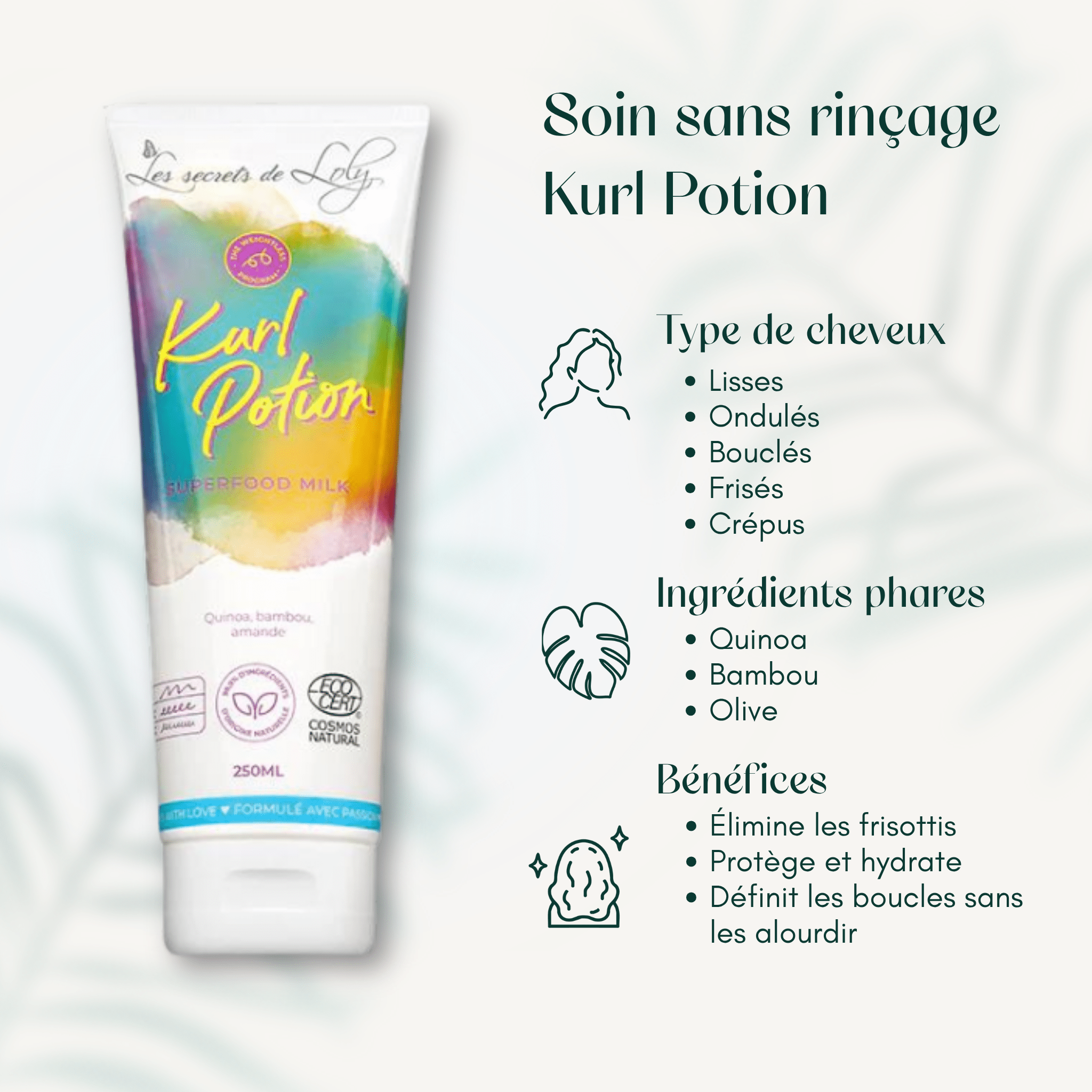 Soin sans rinçage Kurl Potion
