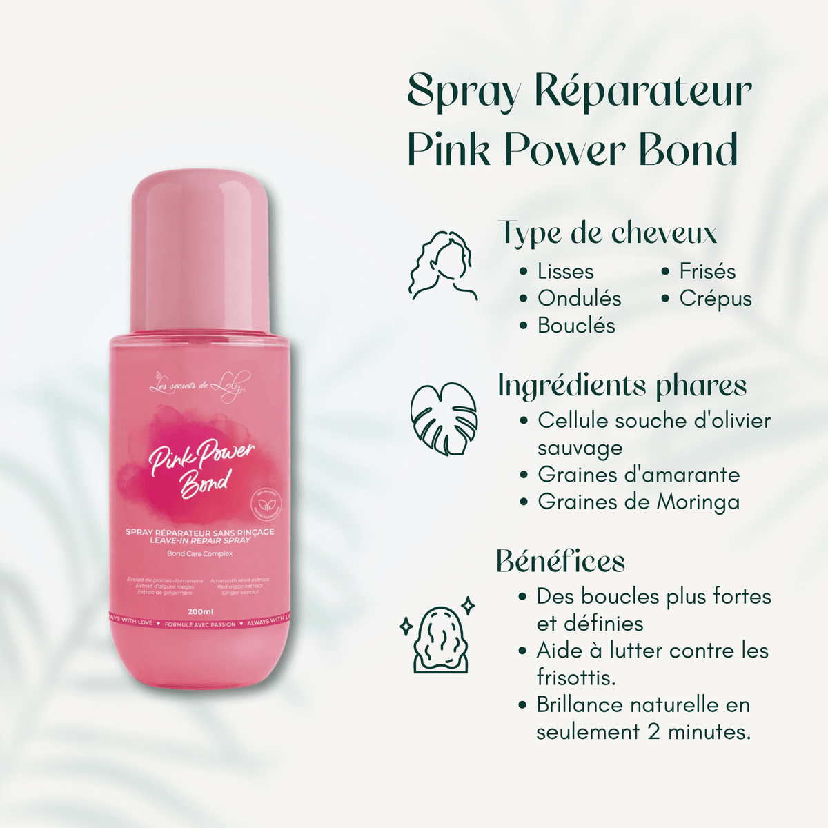 Spray Réparateur Pink Power Bond