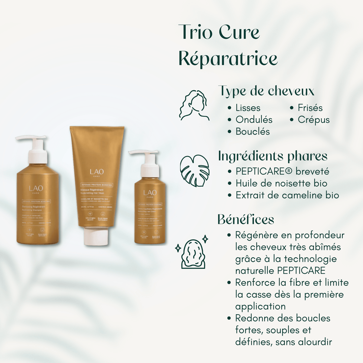 Trio Cure Réparatrice