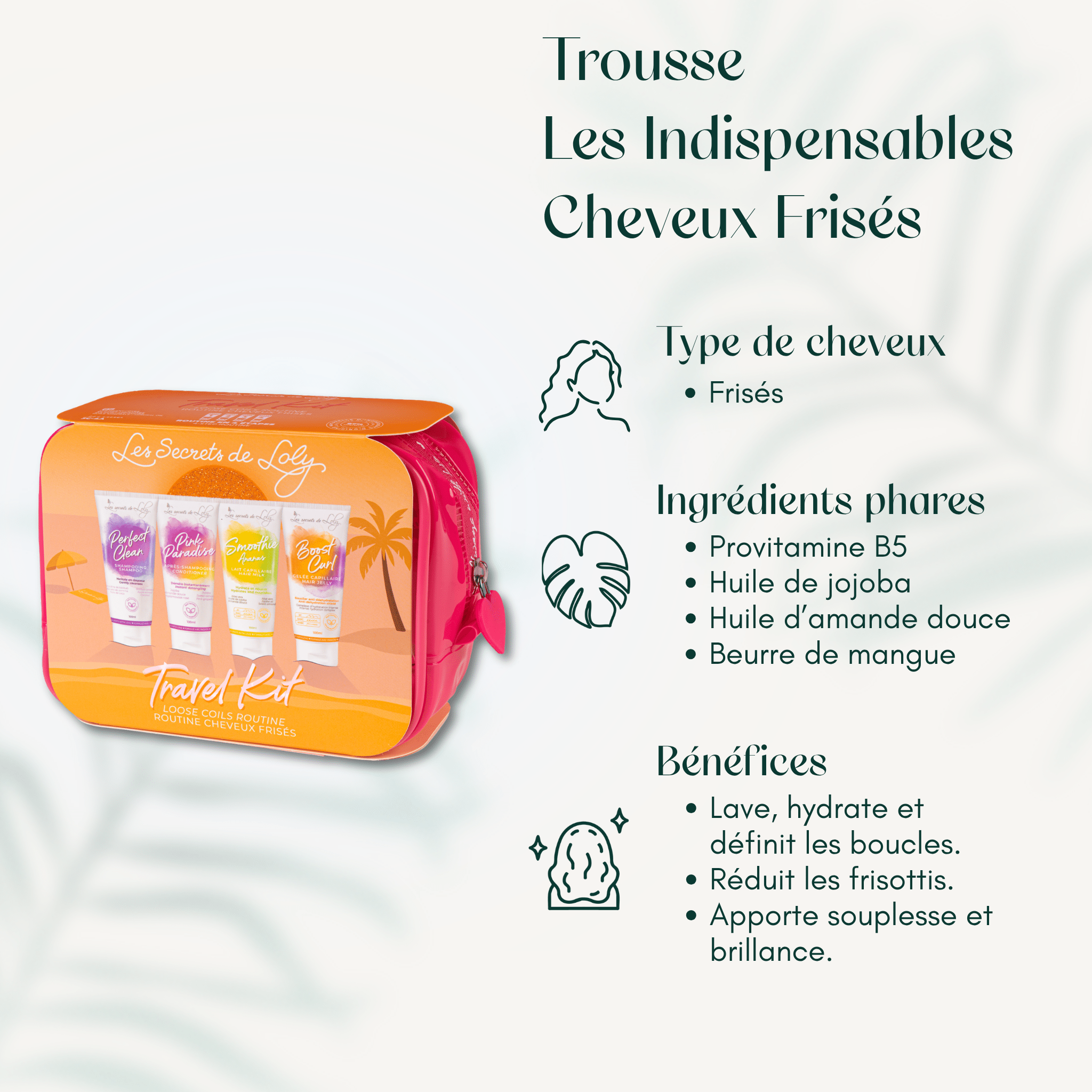 Trousse Les Indispensables Cheveux Frisés
