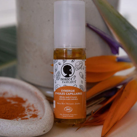 Synergie d'Huiles Capillaires Noir O Naturel