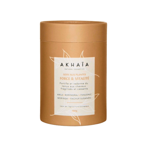 Masque Cheveux Aux Poudres Force & Vitalité Akhaia